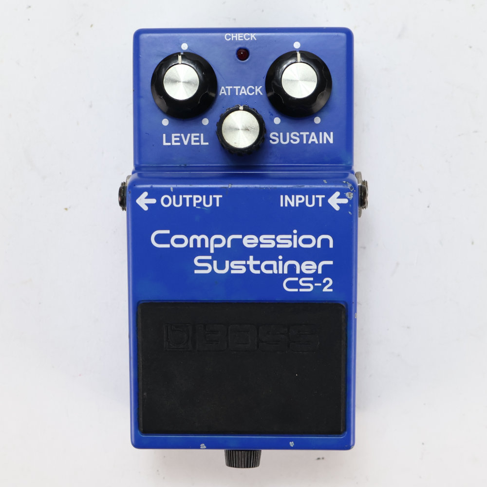 【中古】コンプレッサー エフェクター BOSS CS-2 Compression Sustainer Made in Japan ギターエフェクター