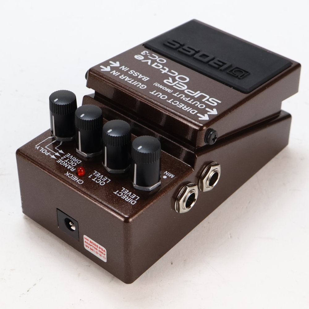 【中古】 スーパーオクターブ エフェクター BOSS OC-3  Super Octave ギターエフェクター オクターバー 側面