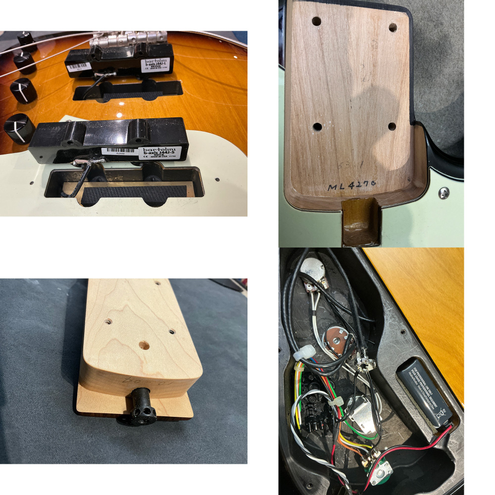 【中古】Sadowsky サドウスキー MetroLine RS4 59B  Mod. エレキベース ピックアップ、ネック
