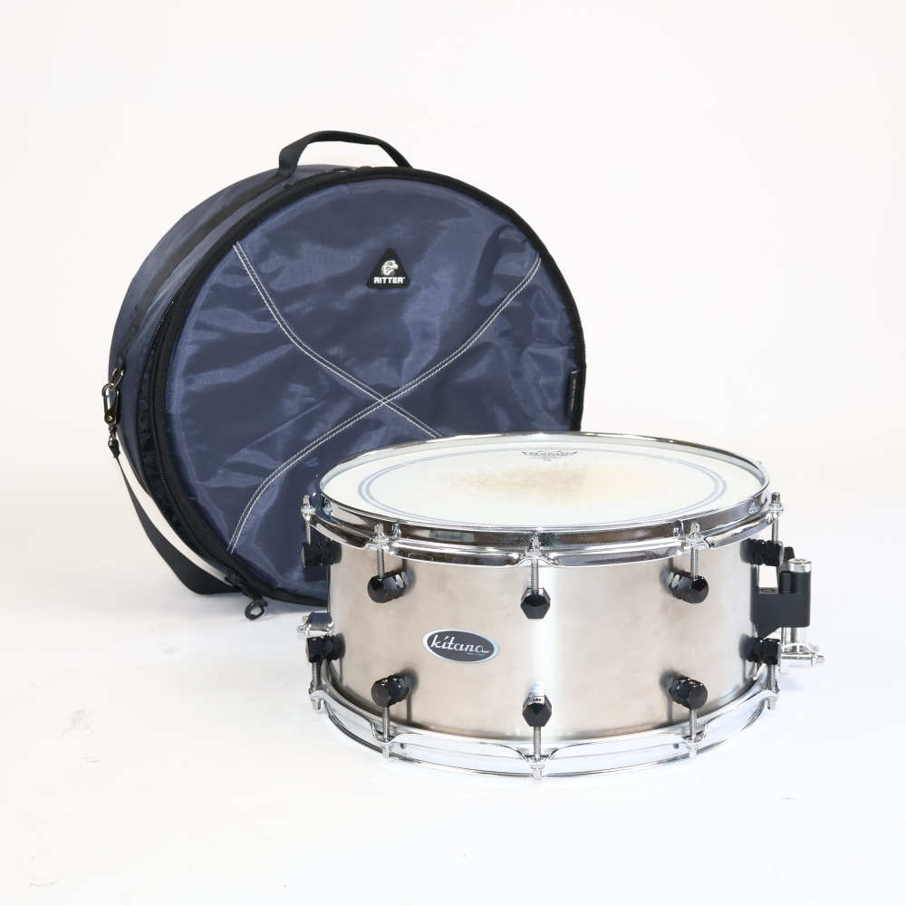 【中古】 スネアドラム キタノ kitano Titanium Snare Drum 14x6.5 チタンシェル スネアドラム