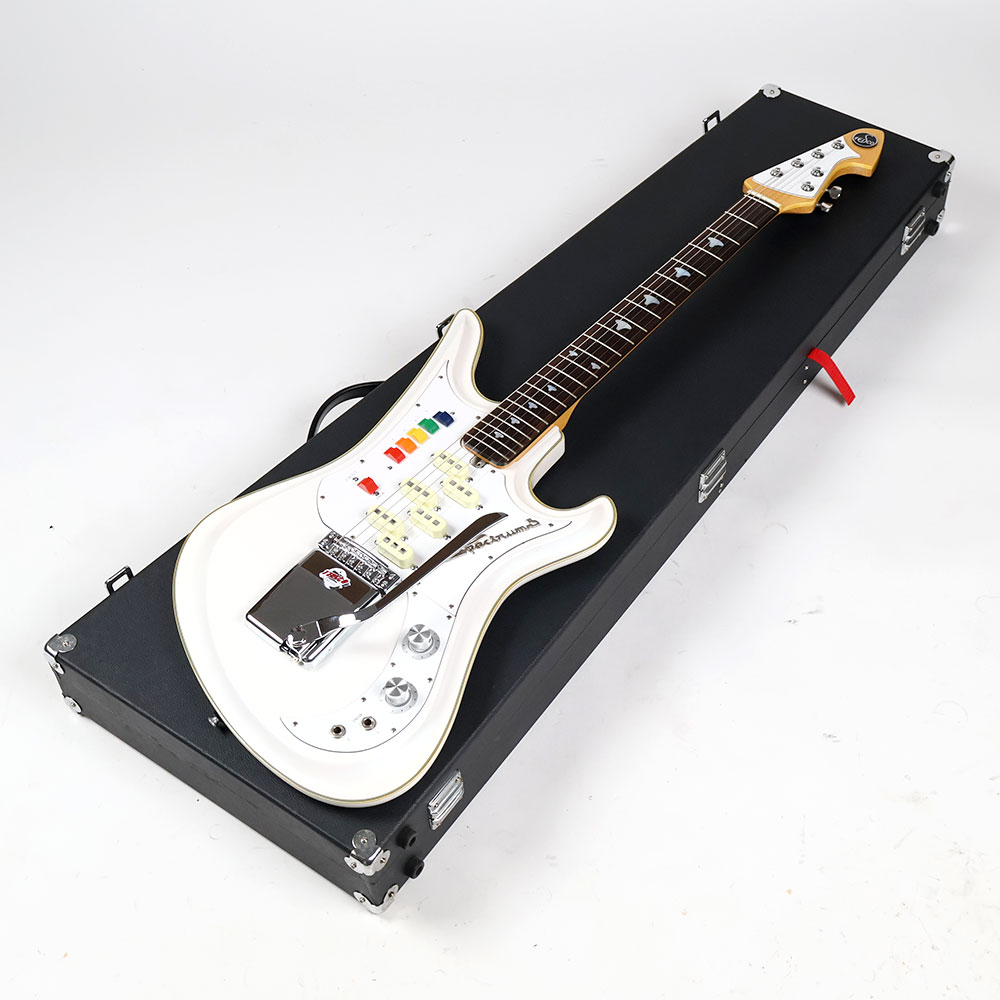 【中古】Teisco テスコ SP-5 Spectrum 5 Reissue Pearl White 1992年製 スペクトラム5 エレキギター 復刻記念テレホンカード付き