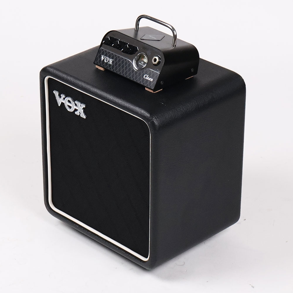 【中古】 VOX MV50-CL Clean BC108 小型ギターアンプヘッド スタックセット 全体