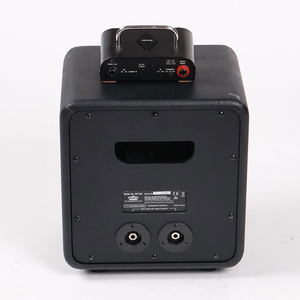 【中古】 VOX MV50-CL Clean BC108 小型ギターアンプヘッド スタックセット 裏面