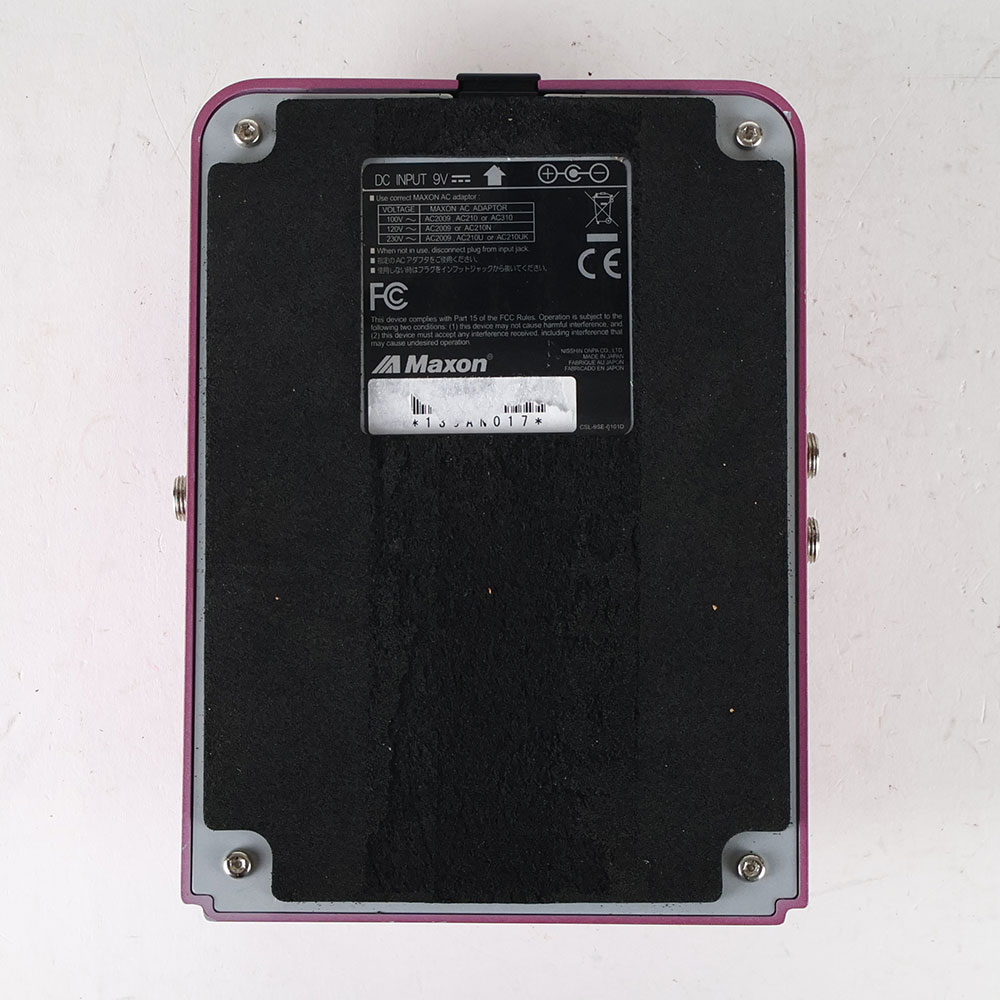 【中古】 エフェクター アナログディレイ MAXON AD999 ギターエフェクター マクソン ディレイ エコー 裏面
