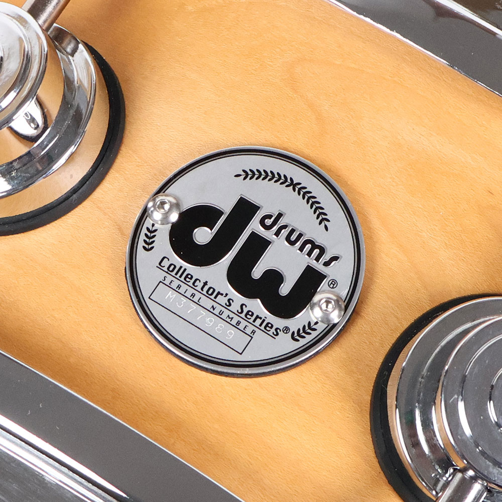 【中古】スネアドラム DW Collector’s Series Super Solid Maple 14×4 スーパーソリッド スネアドラム エンブレム