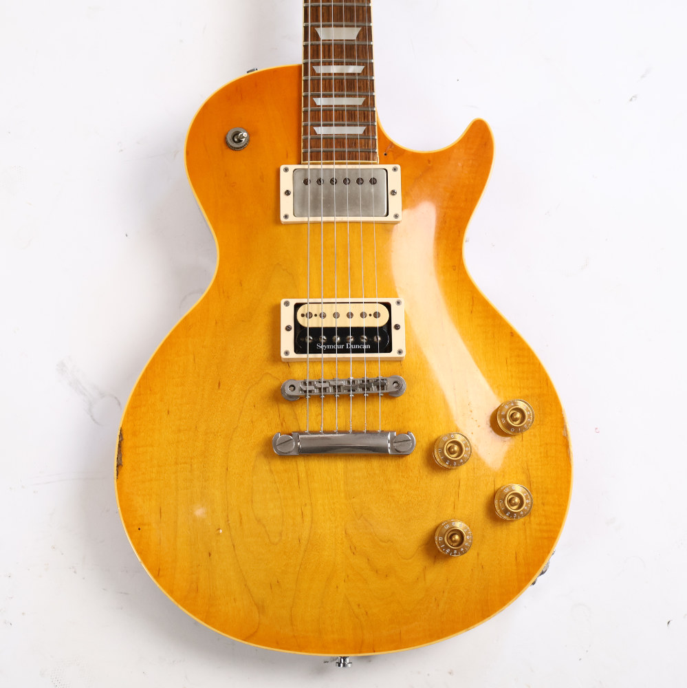 【中古】 エレキギター Navigator by ESP N-LP-’97 HONEY KEN KEN YOKOYAMA Model ガムテープ外し処理済み プレイヤーズコンディション 横山健モデル 詳細画像