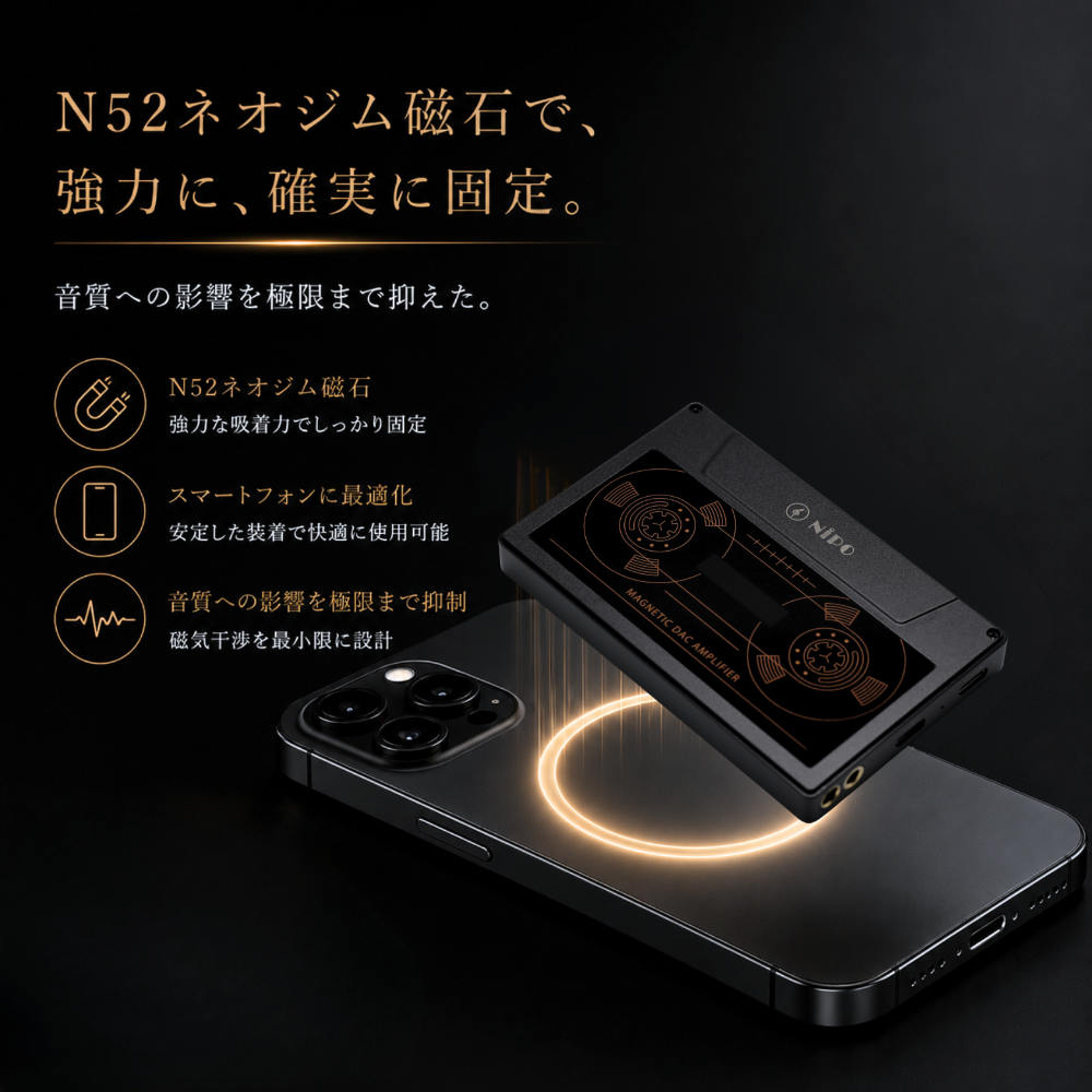 DACアンプ NiPO A200 Pro Black ライポ 構造画像