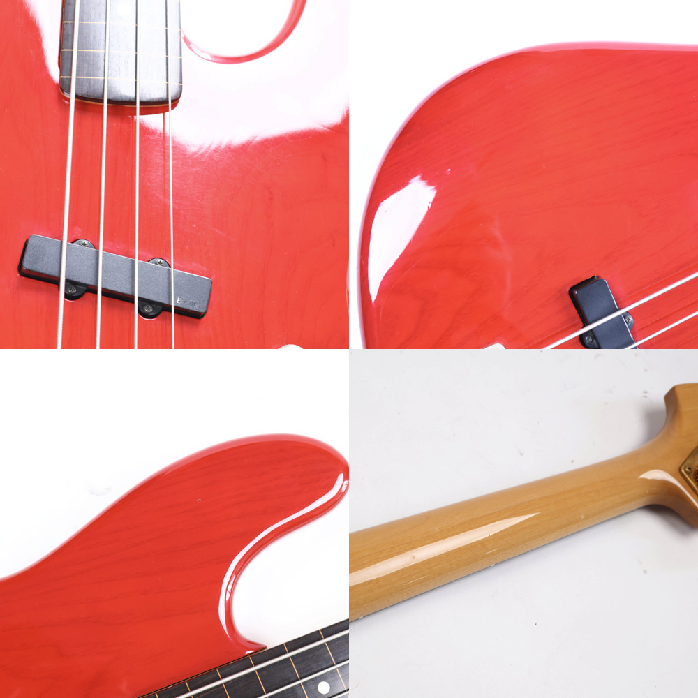 【中古】 Moon ムーン J-J175 (JJ-175) EMG Fretless フレットレス エレキベース 傷