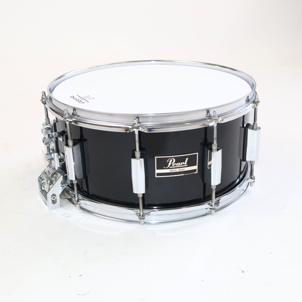 【中古】 スネアドラム パール Pearl Birch shell 14x6.5 Made in Japan スネアドラム