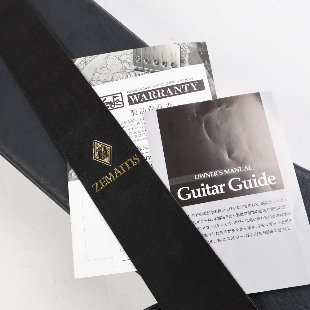 【中古】 エレキギター ZEMAITIS Antanus A24SU BLACK PEARL DIAMOND ゼマイティス Antanus Superior Series ゼマティス ホワイトパールハート 付属品画像