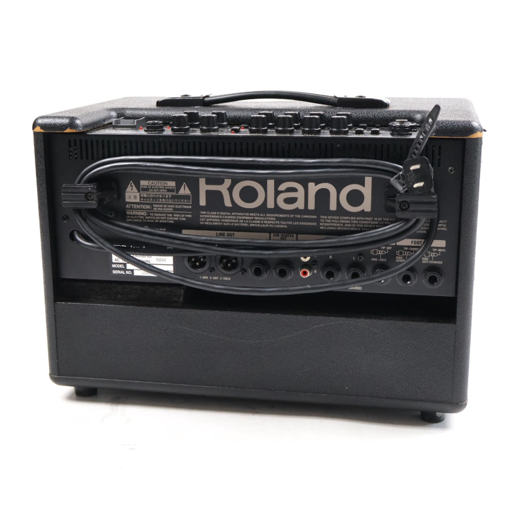 【中古】 アコギアンプ ローランド ROLAND AC-60 アコースティックギター用アンプ アコギアンプ リア画像