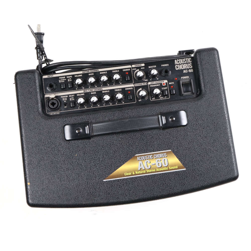 【中古】 アコギアンプ ローランド ROLAND AC-60 アコースティックギター用アンプ アコギアンプ トップ画像