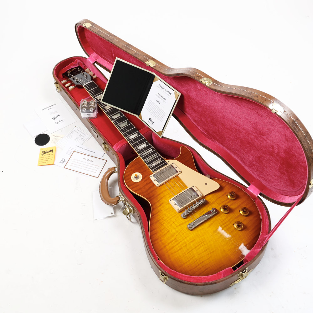 【中古】 エレキギター Gibson Custom Shop Historic Collection1960 Les Paul Standard Reissue Murphy Lab Ultra Light Aged 2024年製 3.94kg R0 ケース