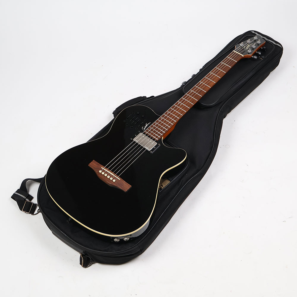 【中古】 Godin A6 Ultra Black 2013年製 ハムバッカー+ピエゾピックアップ搭載 ゴダン