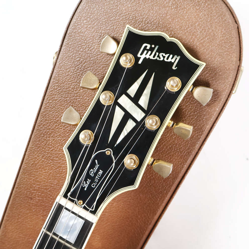 【中古】 エレキギター Gibson Les Paul Custom  Alpine White 1999年製 ギブソン レスポールカスタム ホワイト ヘッド画像