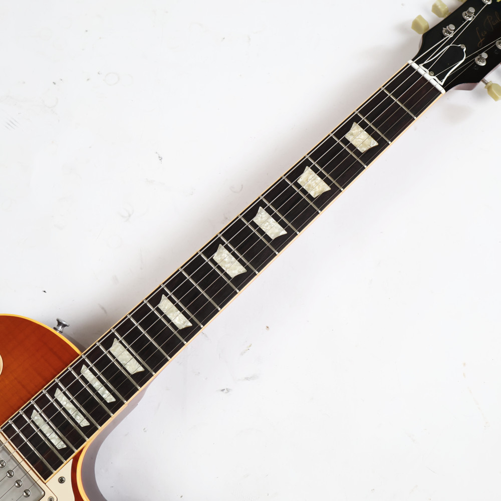 【中古】 エレキギター Gibson Custom Shop Historic Collection 1959 Les Paul Reissue R9 Sunburst 2000年製 3.90kg 圧巻のフレイムトップ 美品 Good Wood Era ギブソン レスポール 指板