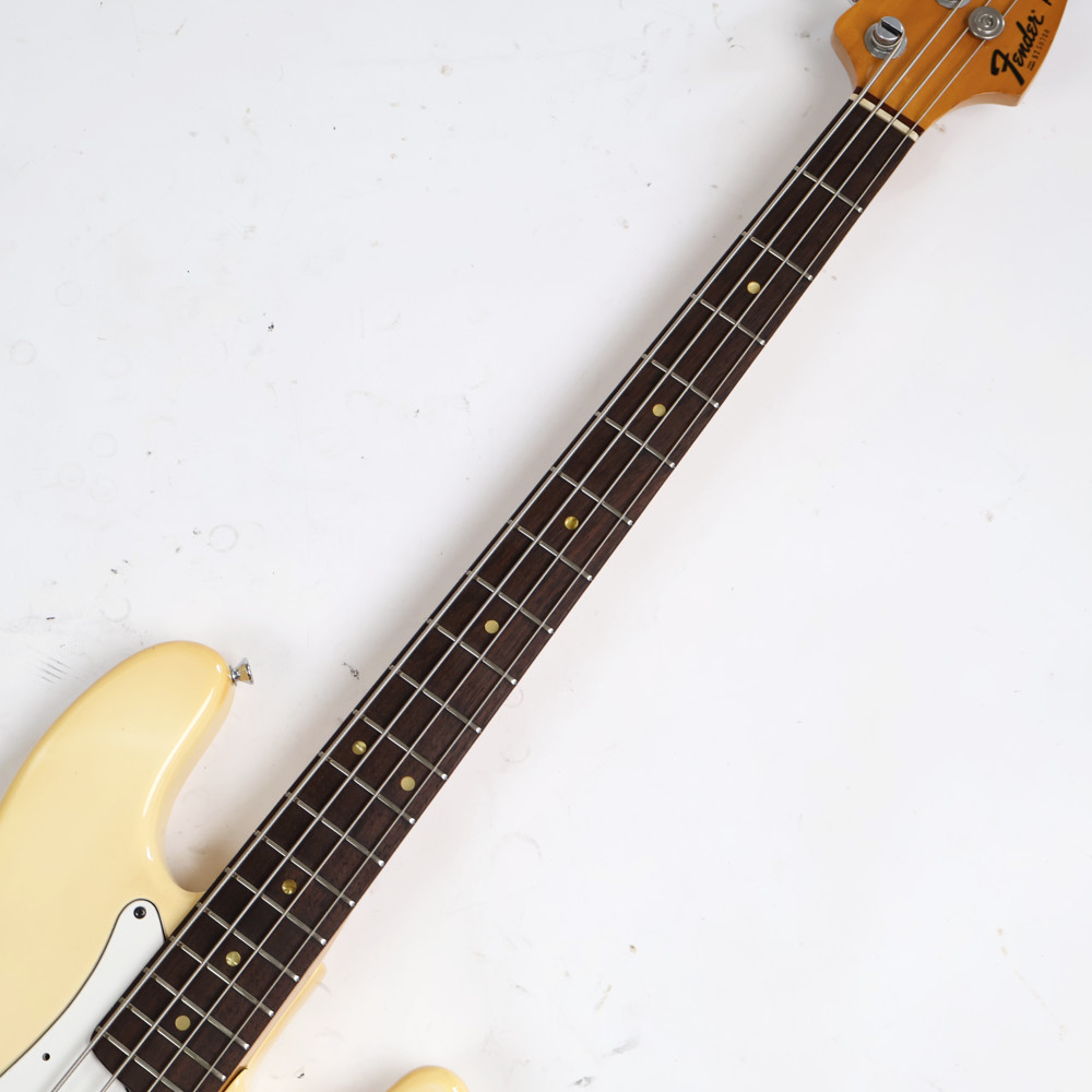 【中古】 Fender USA フェンダー PRECISION BASS OLYMPIC WHITE 1970年代後期 プレシジョンベース エレキベース 指板