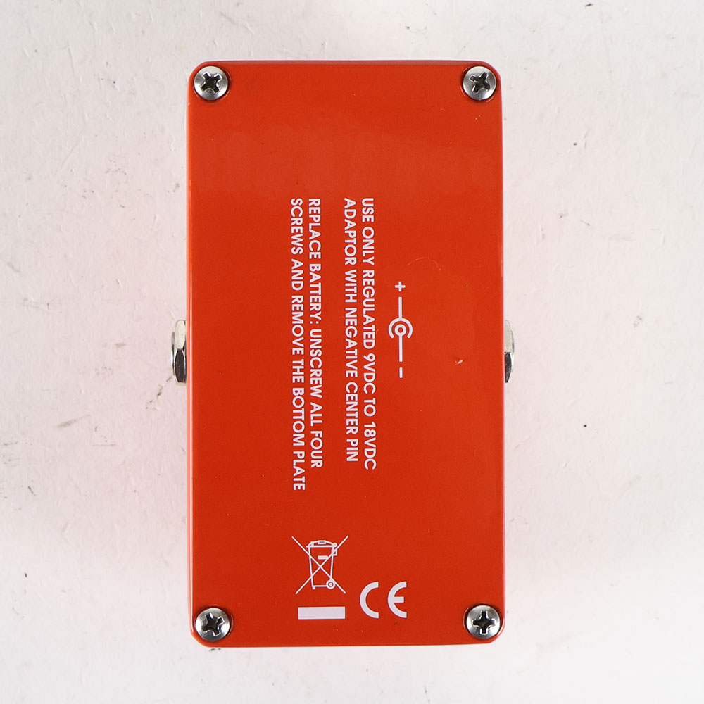 【中古】 プリアンプブースター XOTIC BBP-V1.5 BB Preamp 裏面