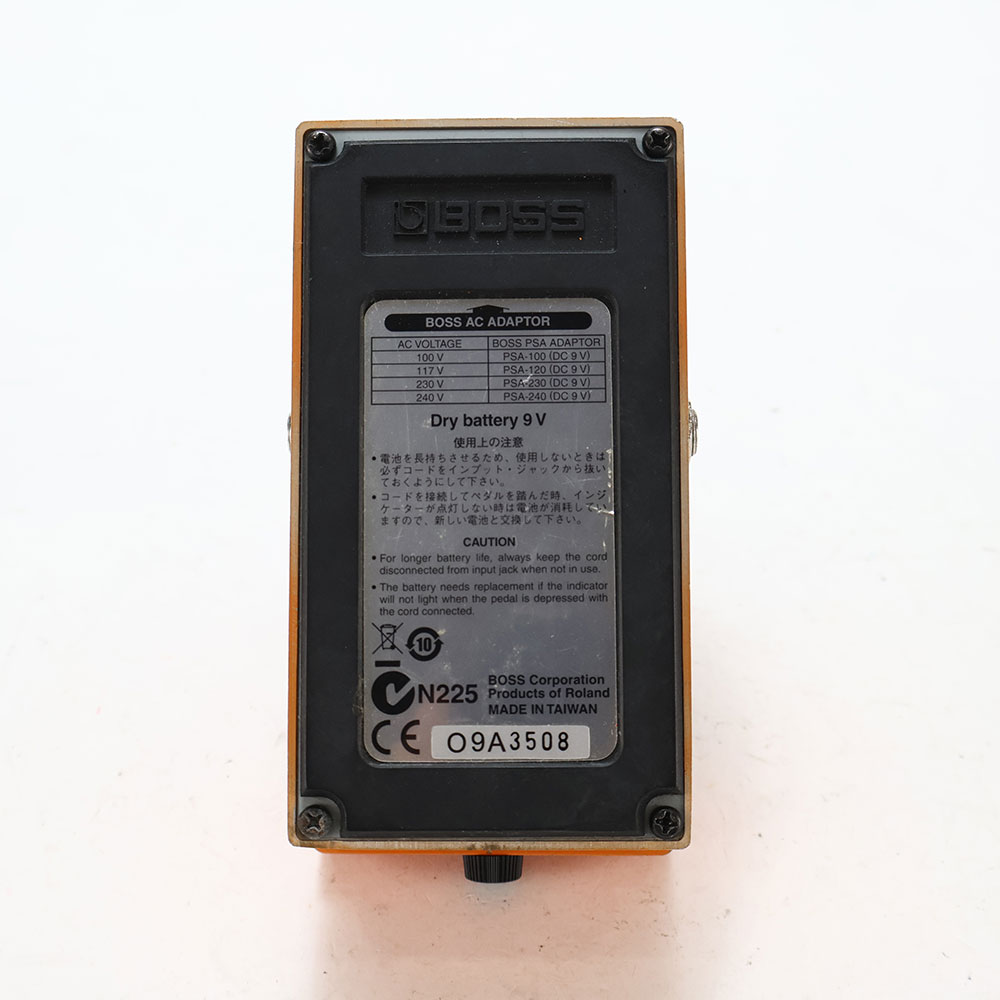 【中古】ディストーション エフェクター BOSS DS-1 Distortion ギターエフェクター 裏面