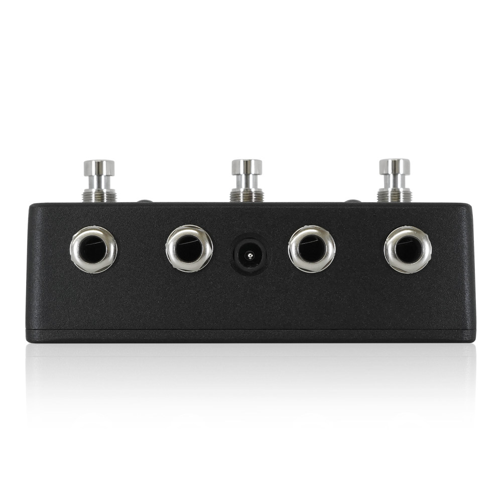 One Control ワンコントロール Minimal Series Black Loop Deluxe with BJF Buffer 2ループ スイッチャー リア画像
