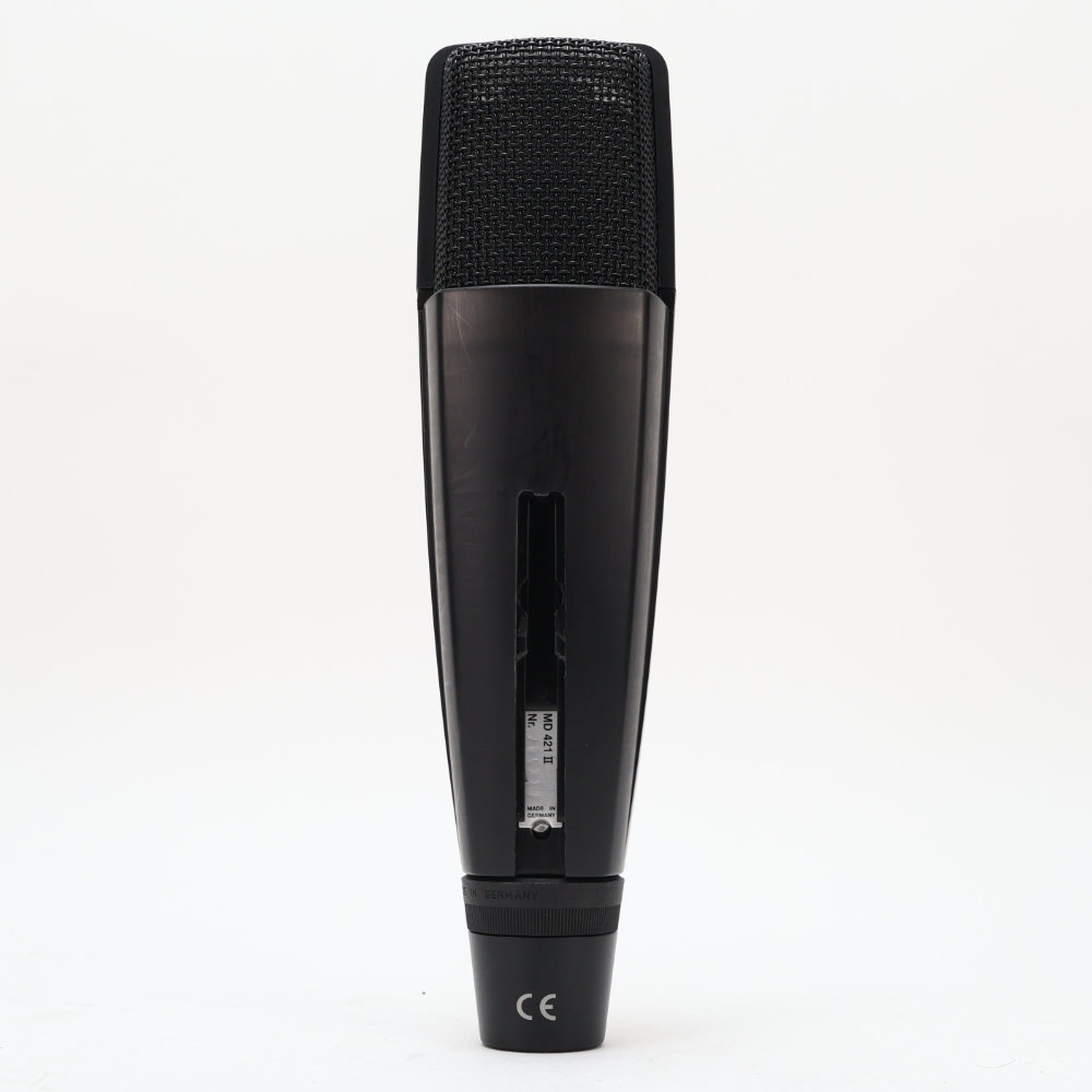 【中古】 SENNHEISER MD421-II カーディオイド型マイクロホン 全体