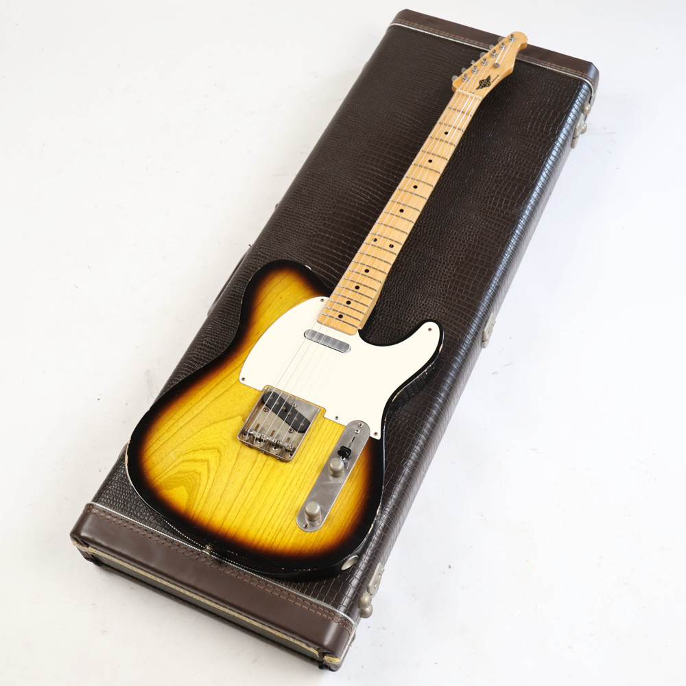 【中古】 エレキギター RS Guitarworks Old Friend Slab WhiteGuard 2 Tone Burst Aged Played but Loved 2010年製 RSギターワークス TLスタイル エイジド加工 Lindy Fralinピックアップ搭載