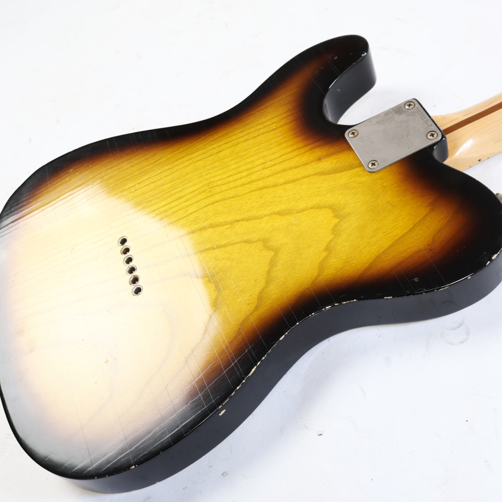【中古】 エレキギター RS Guitarworks Old Friend Slab WhiteGuard 2 Tone Burst Aged Played but Loved 2010年製 RSギターワークス TLスタイル エイジド加工 Lindy Fralinピックアップ搭載 クラック