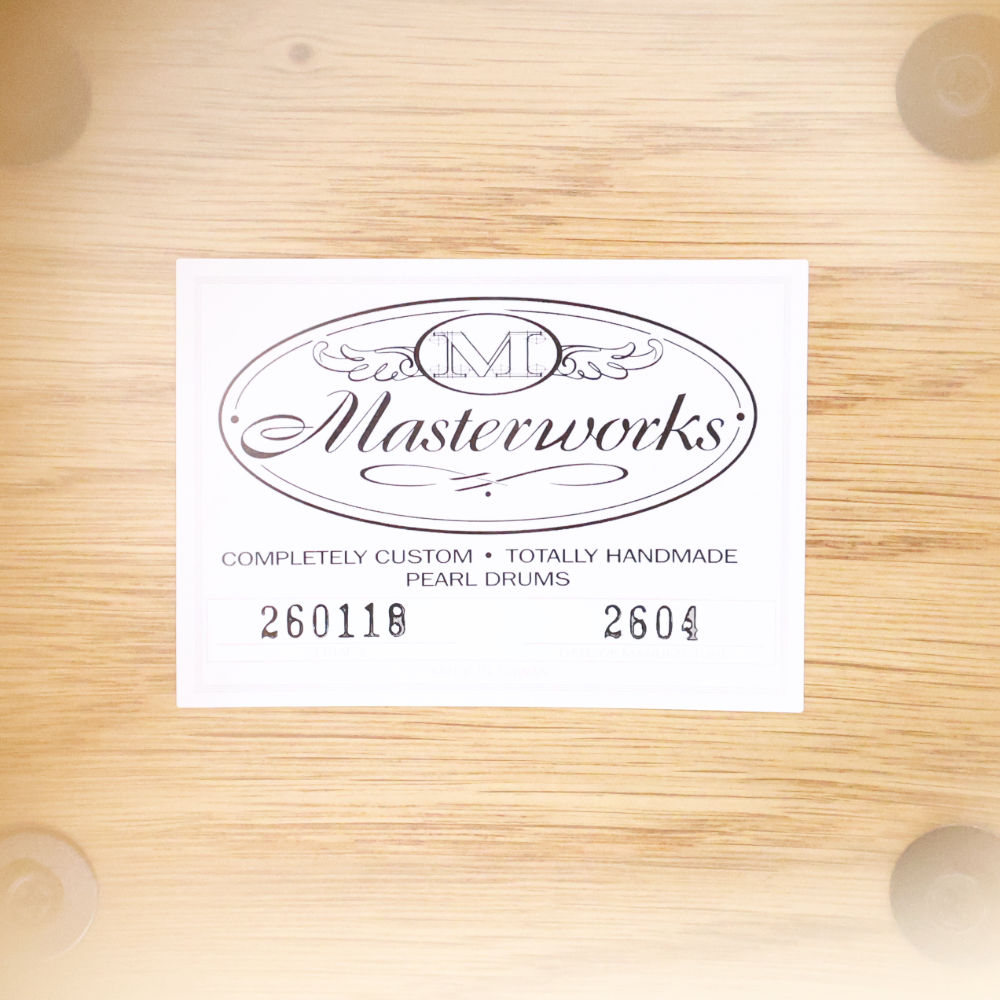 Pearl パール MWAC1465S Masterworks Z-type Oak w/Mappa Burl 14×6.5 スネアドラム シリアル