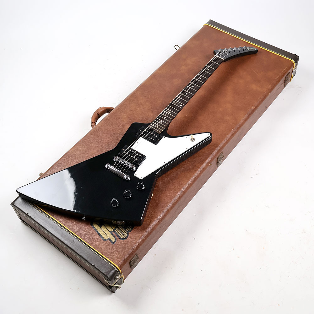 【中古】 エレキギター Gibson Explorer ’76 Black 1995年製 ギブソン エクスプローラー