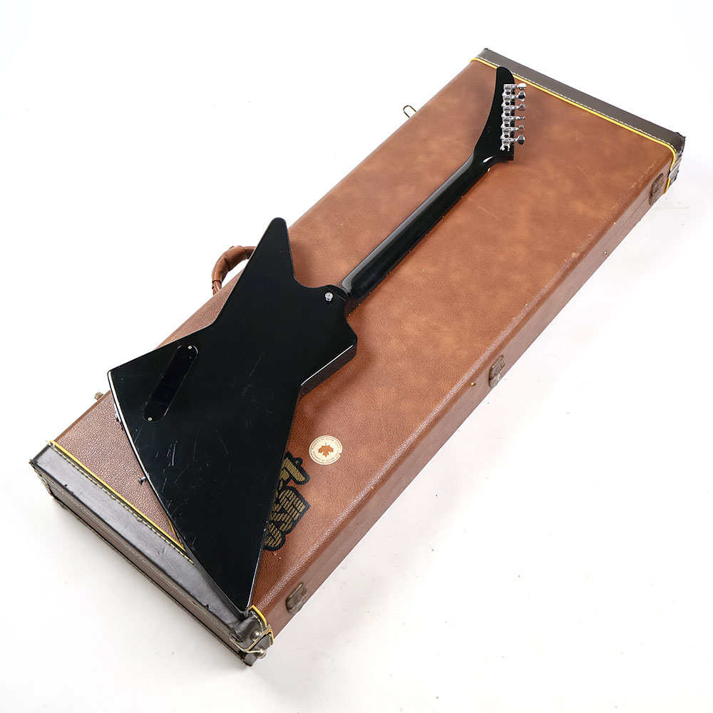 【中古】 エレキギター Gibson Explorer ’76 Black 1995年製 ギブソン エクスプローラー 背面