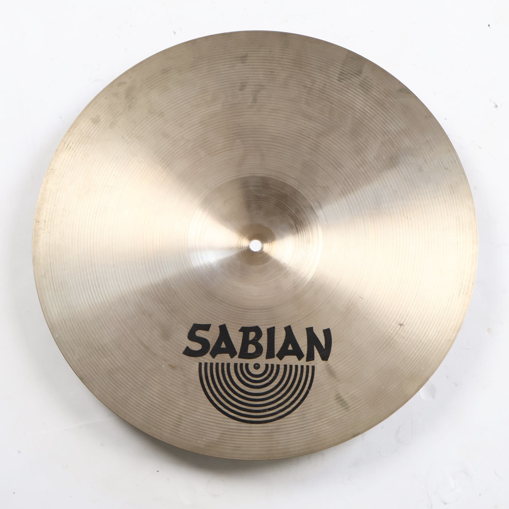 【中古】 クラッシュシンバル セイビアン SABIAN AA MEDIUM CRASH 18インチ 裏面