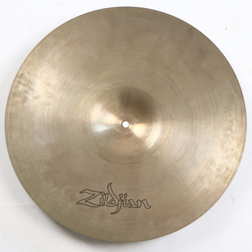 【中古】 クラッシュシンバル ジルジャン ZILDJIAN A Zildjian THIN CRASH 18インチ 70s〜80s ビンテージシンバル 裏面