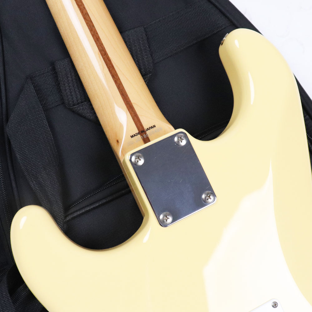 【中古】 エレキギター Fender MIJ Stratocaster Scalloped Vintage White 2018年製 フェンダー イングヴェイ・マルムスティーン ネックプレート