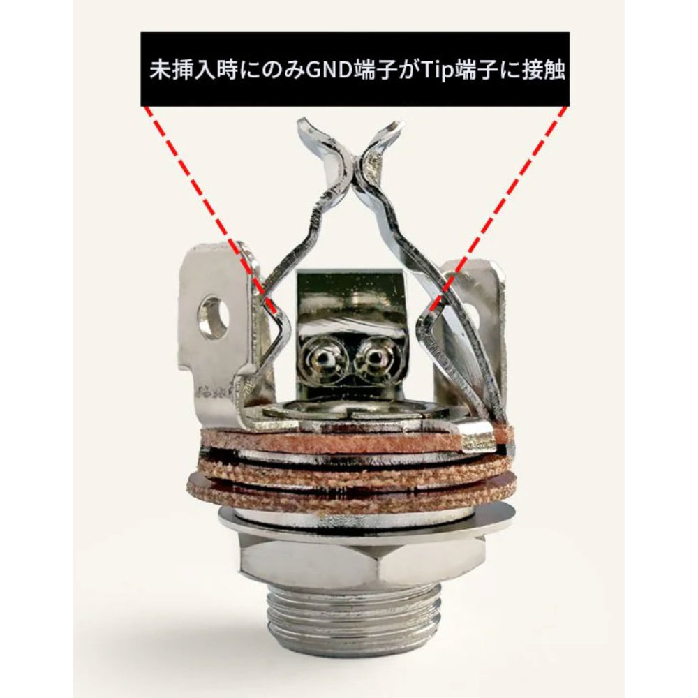 Pure Tone ピュアトーン PTT1S Mono Shunt Jack Nickel モノラルジャック 特徴