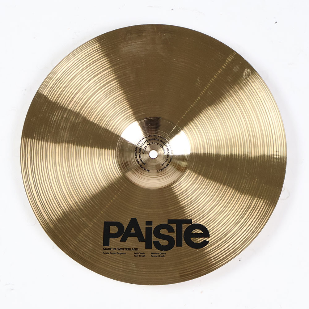 【中古】 クラッシュシンバル パイステ PAISTE Signature Full Crash 16インチ 裏面