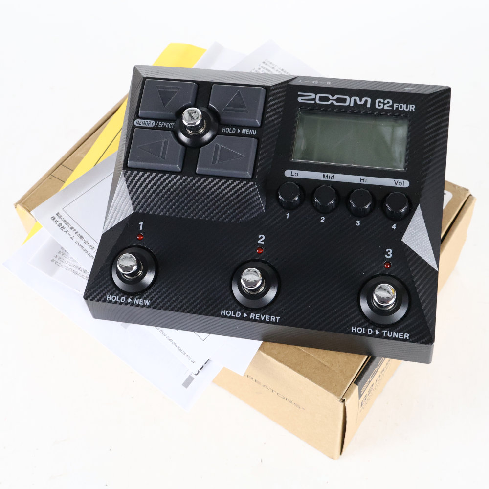 【中古】 ZOOM G2 FOUR ギターマルチエフェクター アンプエミュレーター