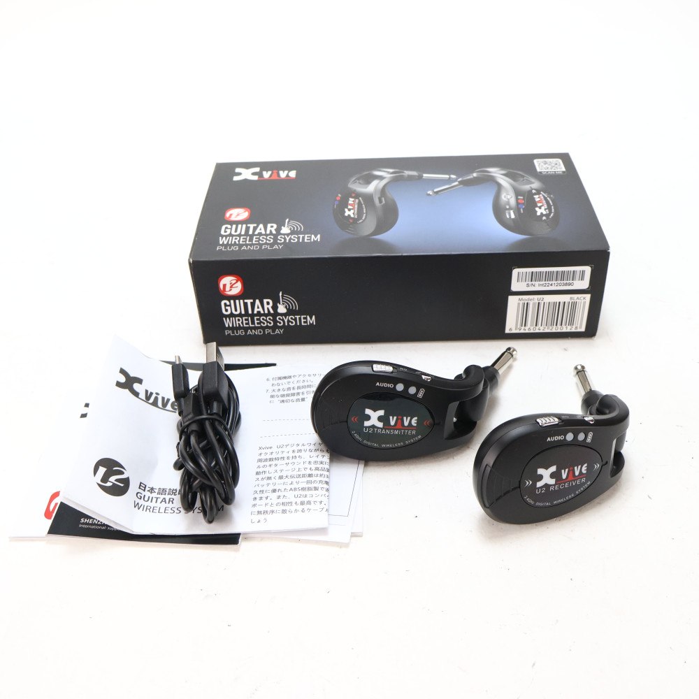 【中古】 ギターワイヤレス Xvive XV-U2/BK U2 デジタルワイヤレスシステム ブラック