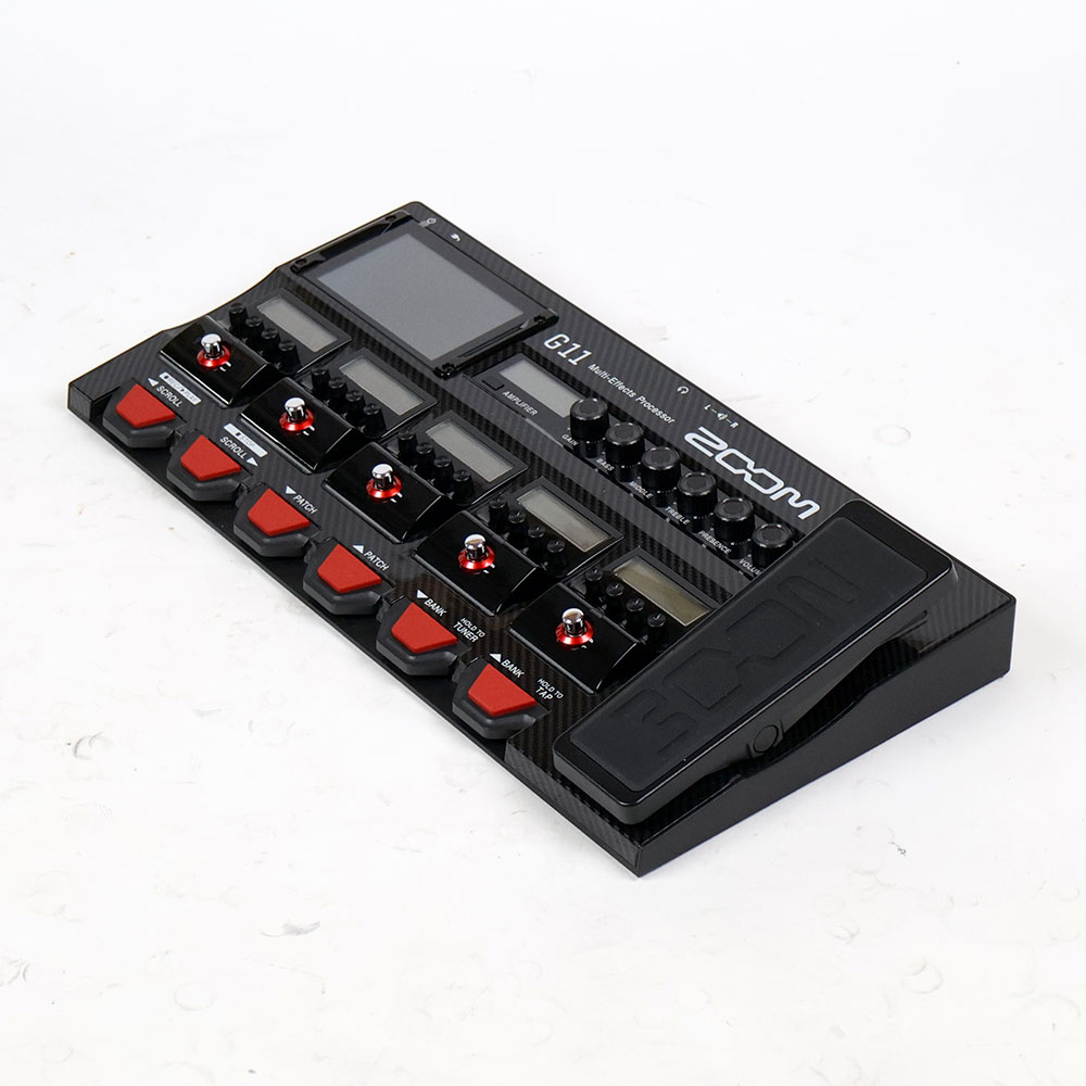 【中古】 マルチエフェクター ZOOM G11 ギターマルチエフェクター ズーム 全体