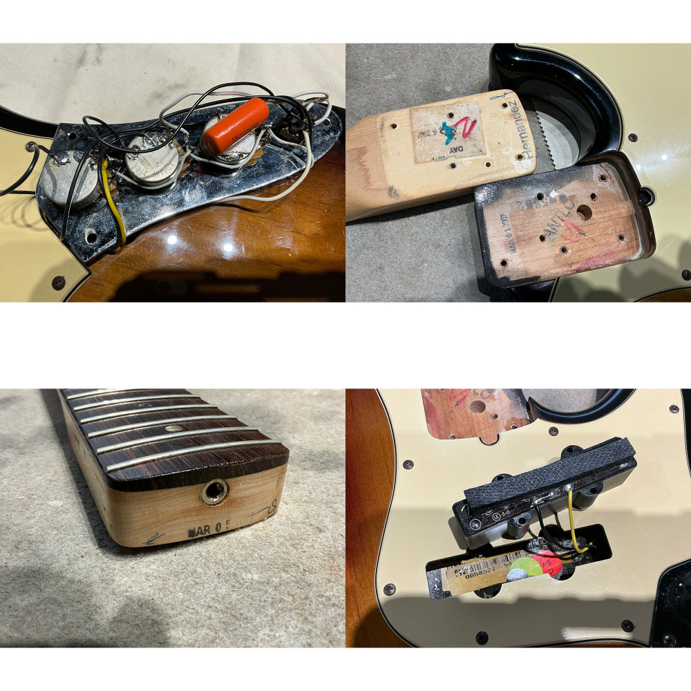 【中古】FENDER フェンダー USA AMERICAN DELUXE JAZZ BASS 3CS MOD. 2007年製 アメリカン デラックス ジャズベース エレキベース 改造あり ピックアップ、ネック