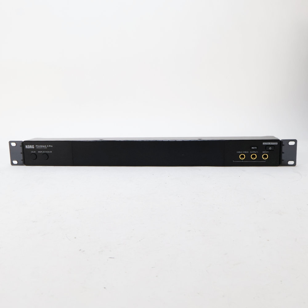 【中古】 KORG PITCHBLACK X Pro PB-X-PRO ピッチブラック ラックチューナー ラックマウントにも足元の平置きにも対応した視認性抜群のプロモデルチューナー