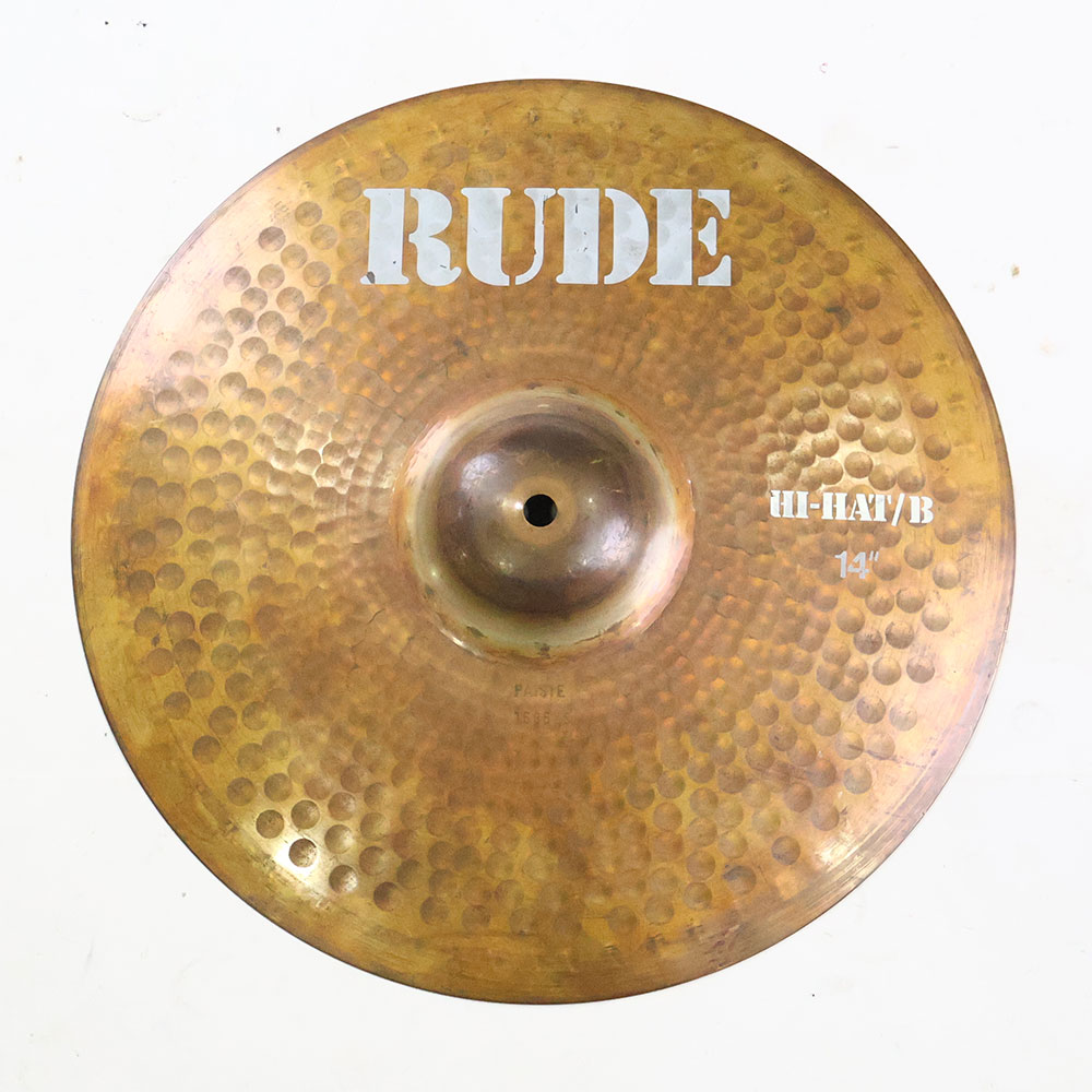 【中古】 ハイハットシンバル ボトムのみ パイステ PAISTE RUDE Hi-Hat Bottom 14インチ ボトムのみ