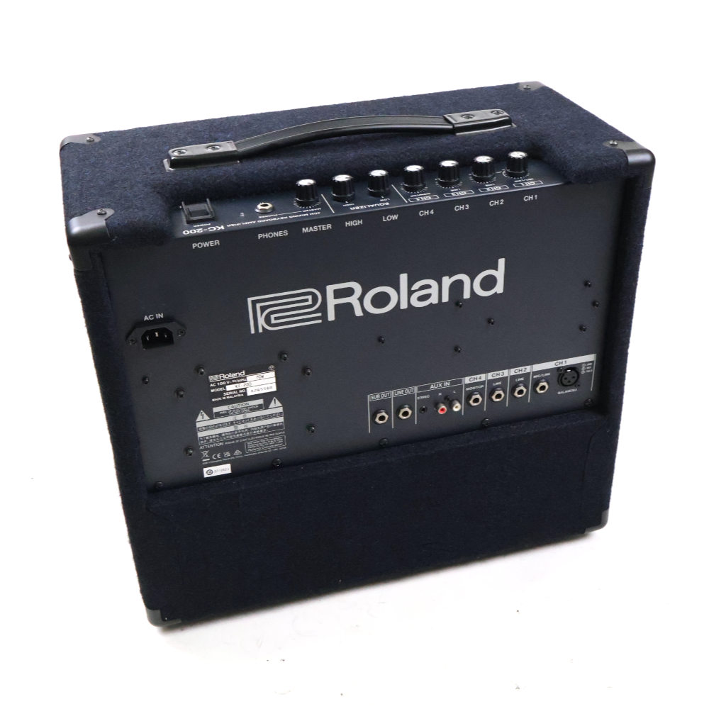 【中古】 ROLAND KC-200 キーボードアンプ リア画像
