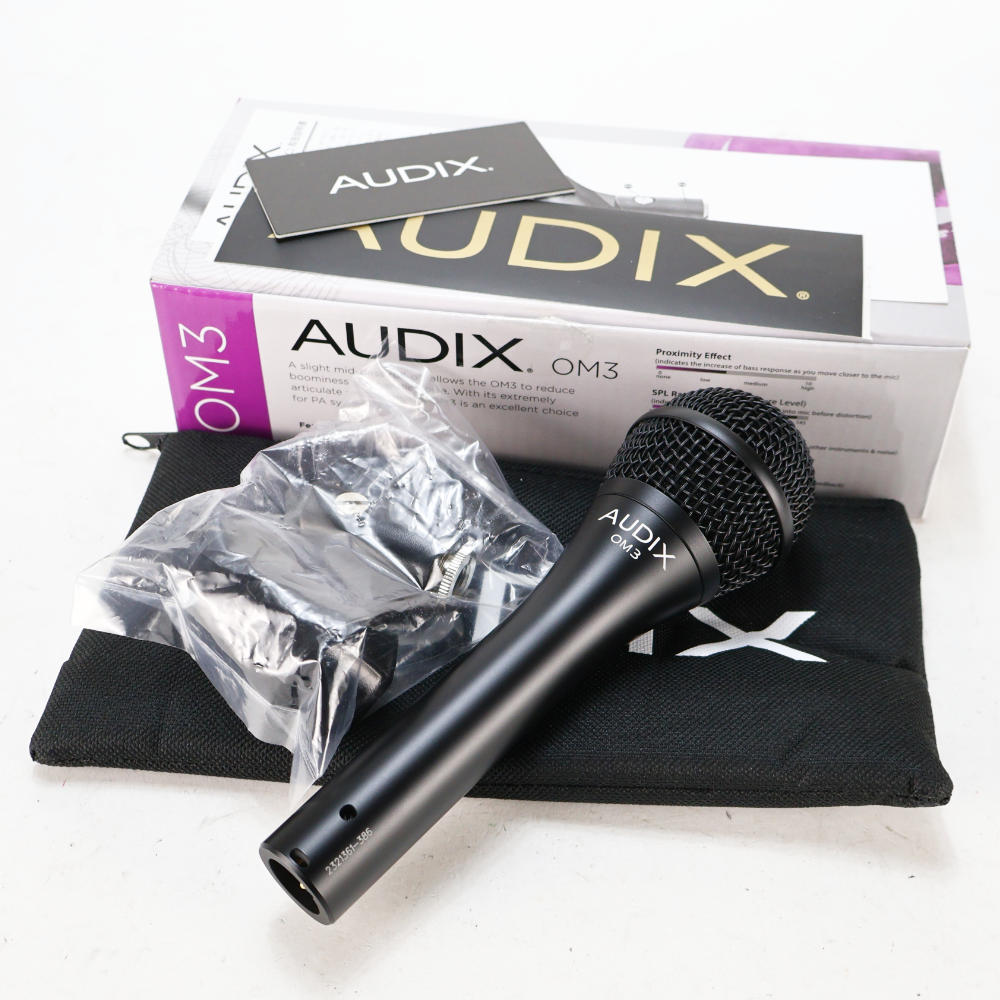 【中古】 AUDIX OM3 ボーカル用ダイナミックマイク オーディックス