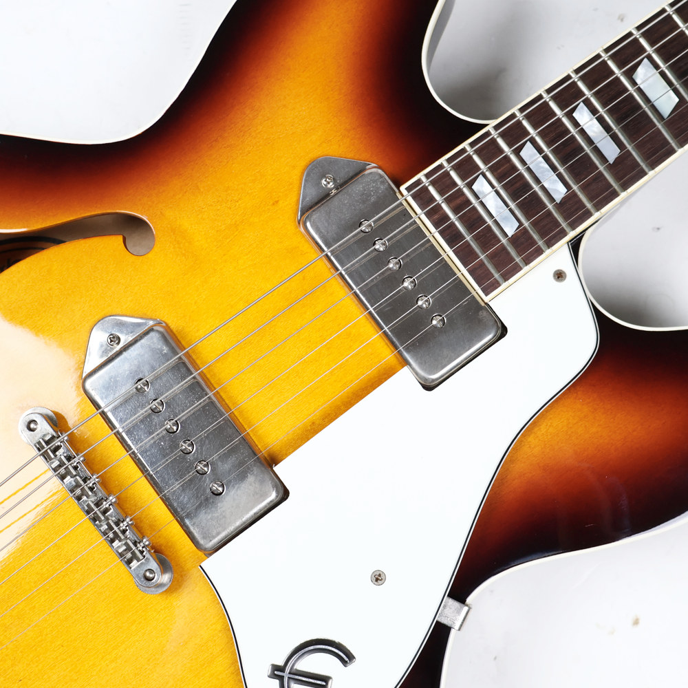 【中古】 Epiphone エピフォン CASINO Sunburst Orange Label 1996年製 Made in Japan カジノ エレキギター ピックアップ