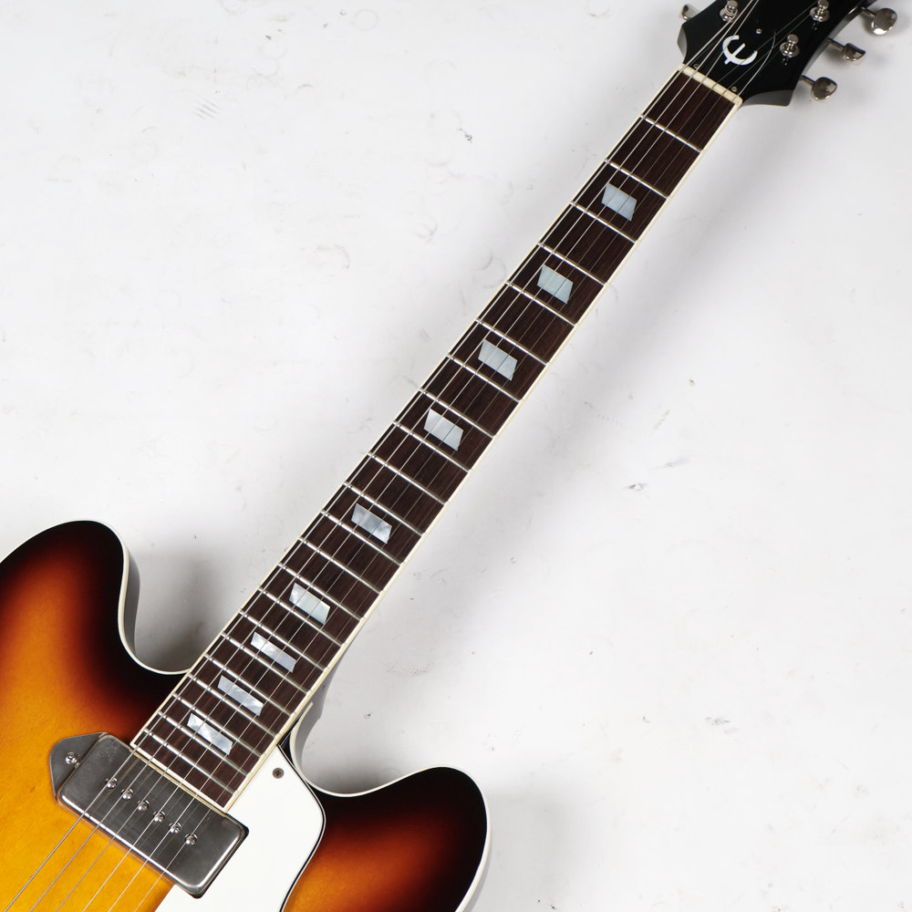 【中古】 Epiphone エピフォン CASINO Sunburst Orange Label 1996年製 Made in Japan カジノ エレキギター 指板