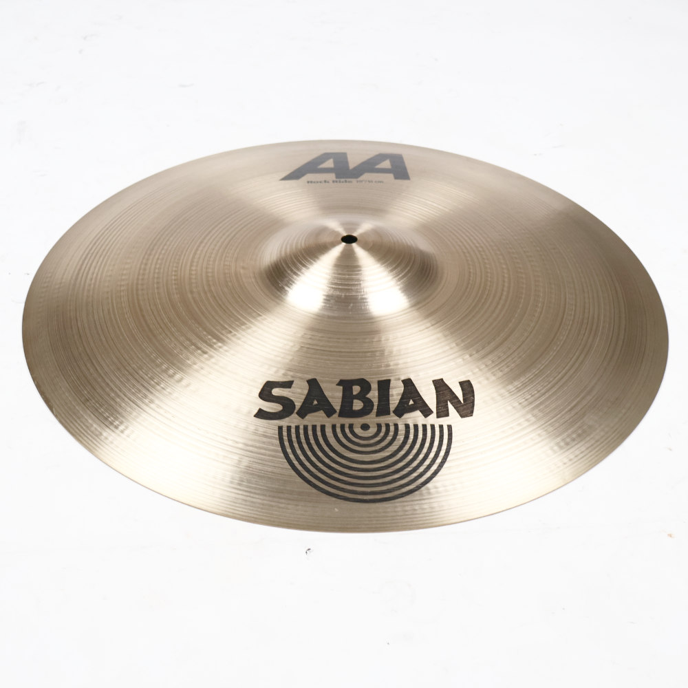 【中古】 ライドシンバル セイビアン SABIAN AA ROCK RIDE 20インチ 本体画像 斜め 