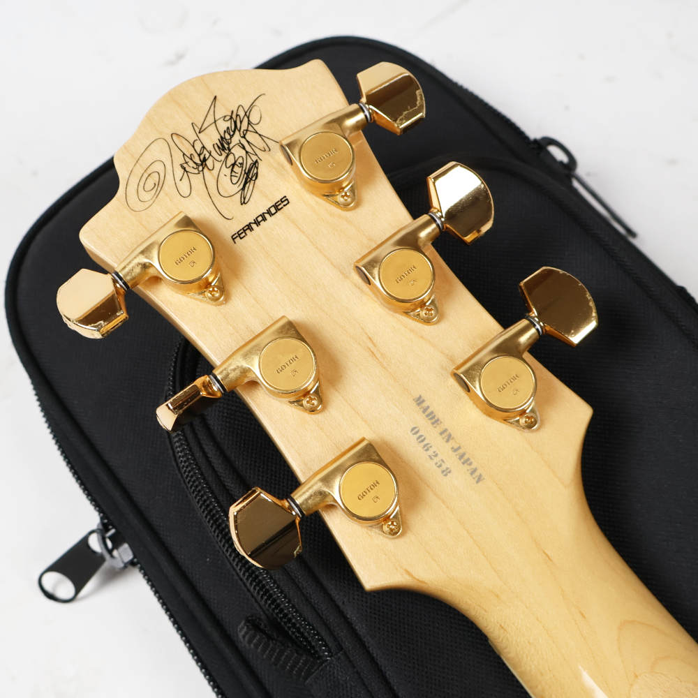 【中古】  エレキギター FERNANDES Burny MG-145X hideモデル サイケデリックペイント フェルナンデス バーニー ヘッド裏画像