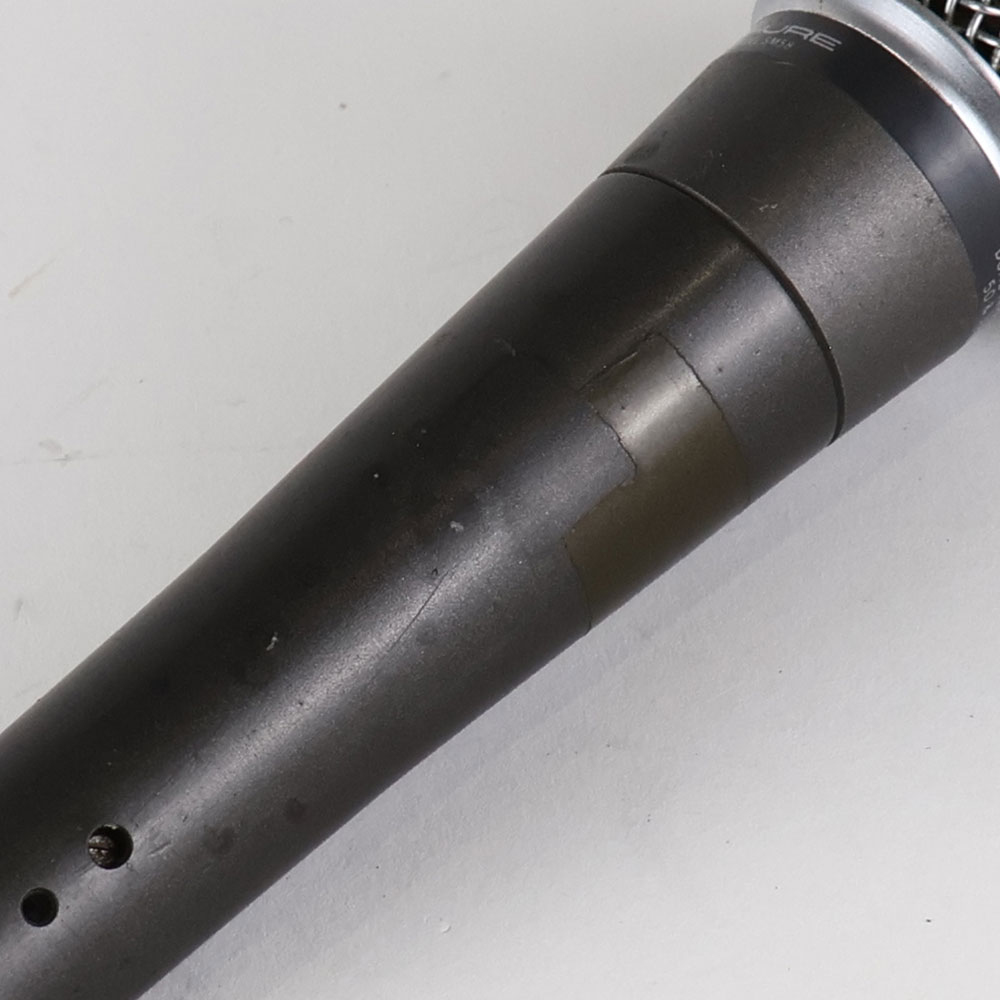 【中古】 マイク ダイナミックマイク ボーカル用 SHURE SM58 ポルシェロゴ Made in USA シュアー 58 ゴッパ シュア 持ちて部