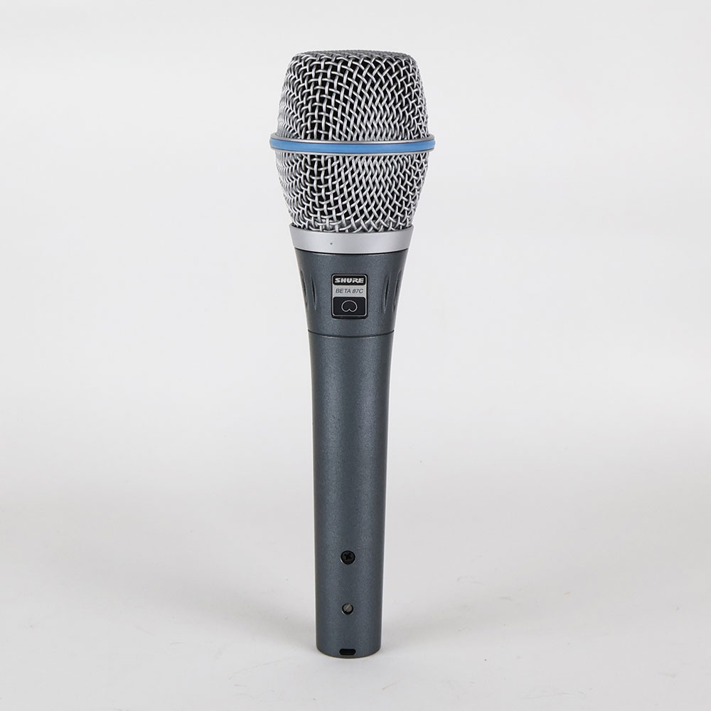 【中古】 SHURE シュア BETA87C ボーカル用コンデンサーマイク 背面