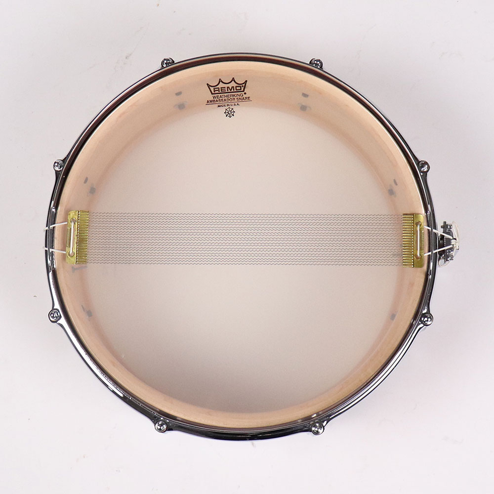【中古】 スネアドラム スリンガーランド Slingerland RKSL5514 RADIO KING 14x5.5 メイプルシェル スネアドラム 裏面